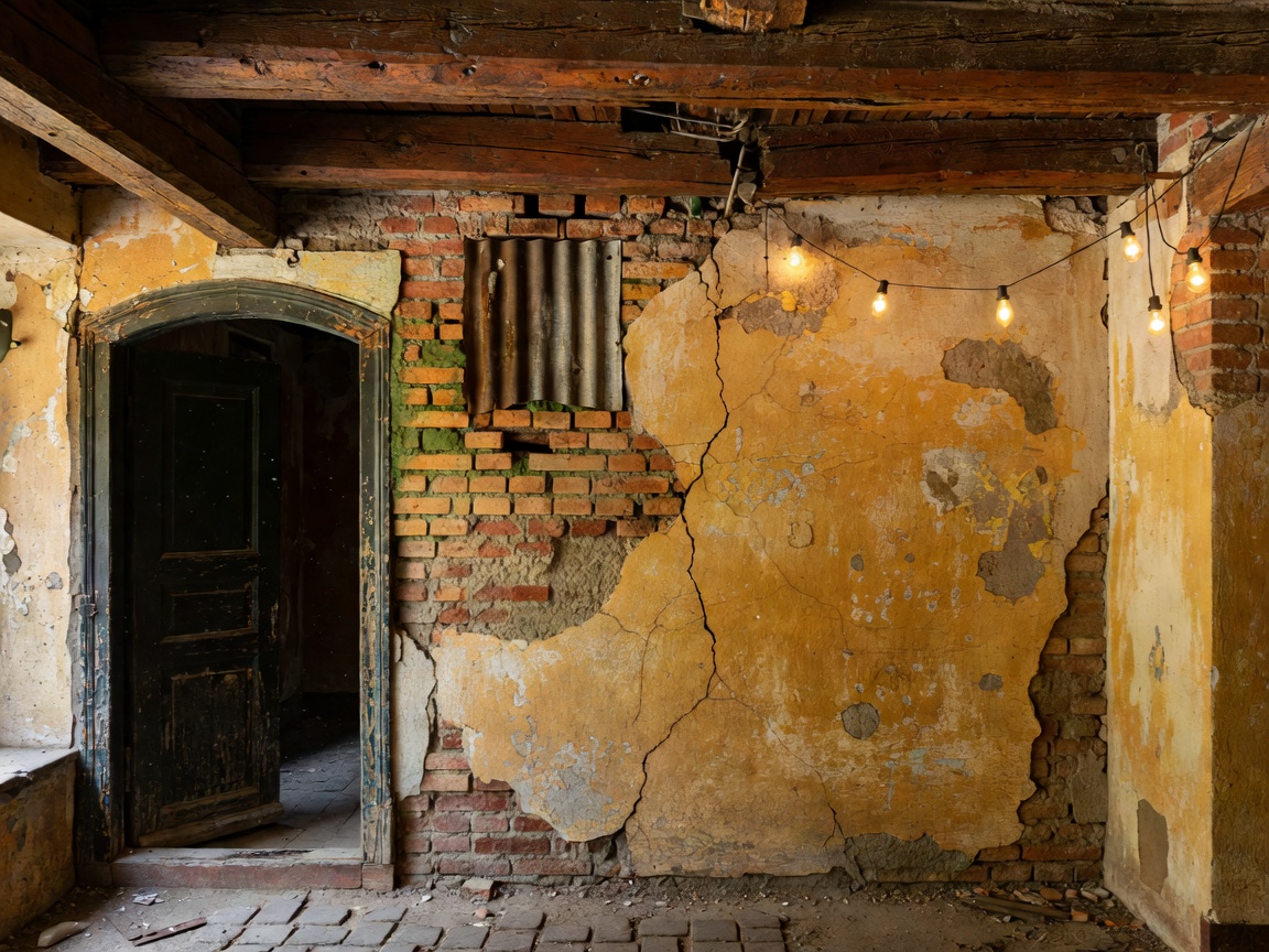Budapest Architectural Detail Ruin Bar facade with historic archways